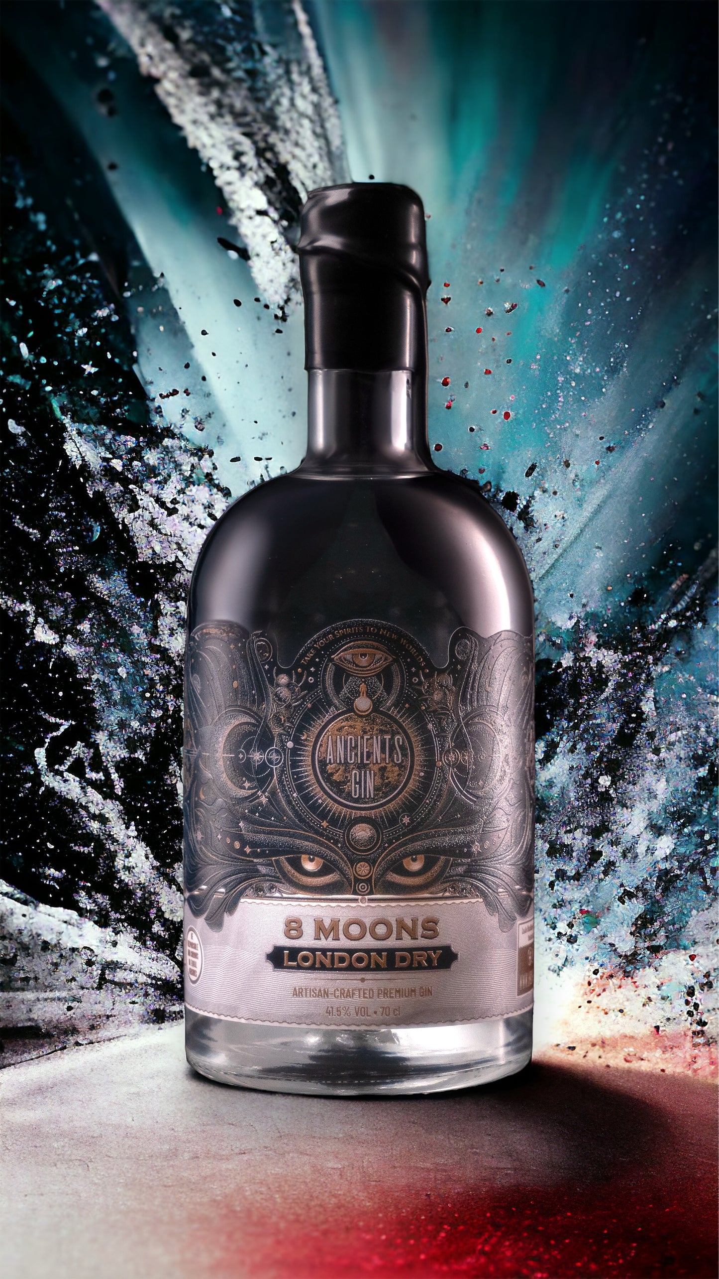 8 Moons London Dry Gin | Five Times Distilled | Ancients Gin