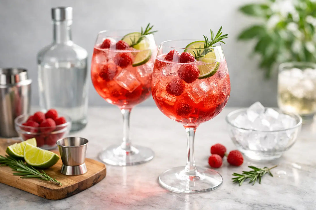 How to Create Raspberry Gin Spritz at Home