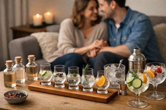 Gin Tasting Set for Couples Made for Nights In