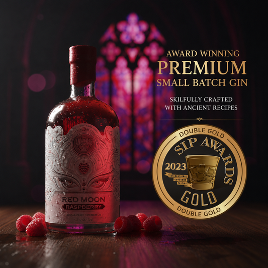Red Moon Raspberry Gin | Premium Raspberry Gin | Ancients Gin