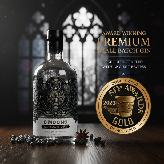 8 Moons London Dry Gin | Five Times Distilled | Ancients Gin