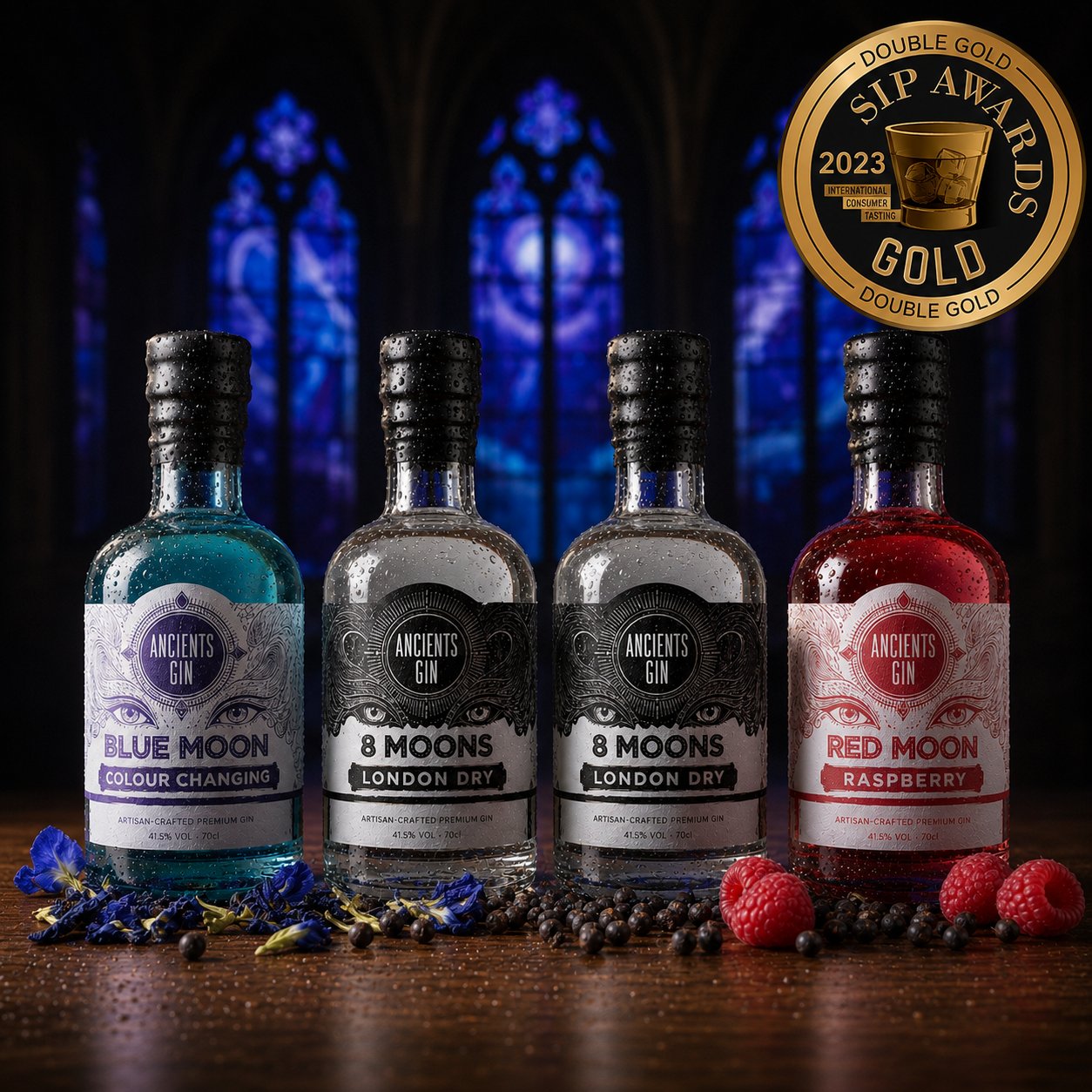 Gin Tasting Gift Box Set With 4 free Fever Tree Tonics