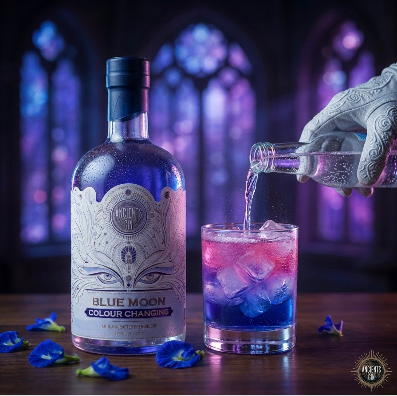 Colour Changing Gin | Turns Blue to Pink | Ancients Gin